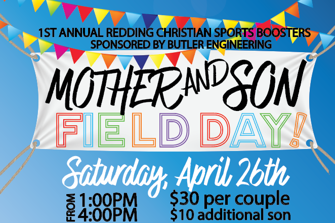 Mother Son Field Day 1:00pm