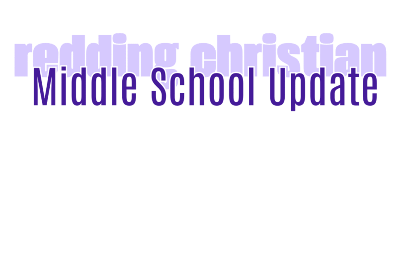 Middle School Families – Supplies and SER Info