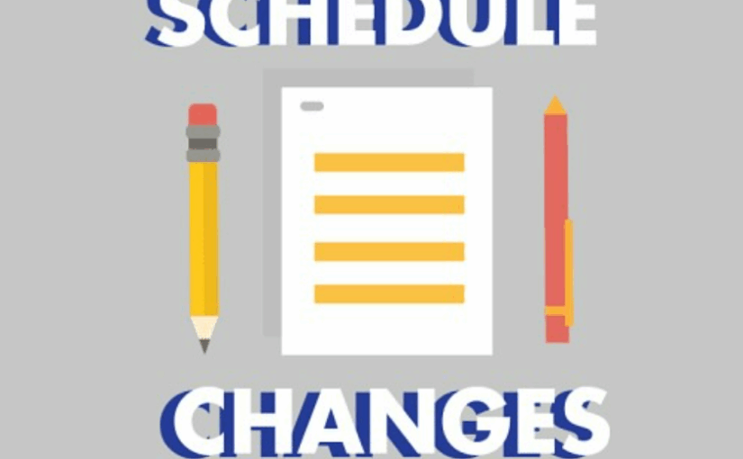 MS/HS Schedule Changes