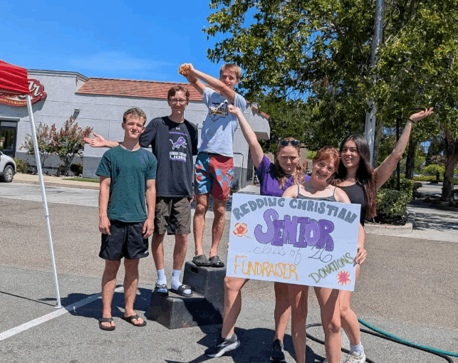 Senior car wash fundraiser!