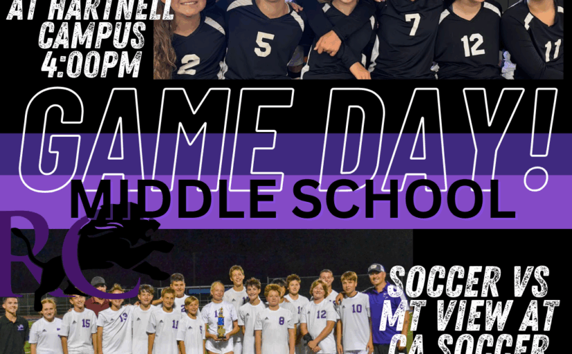 Middle School game day!