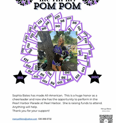 Help support Sophia Bates!