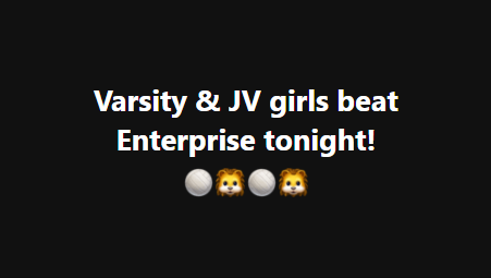 LIONS beat Enterprise!