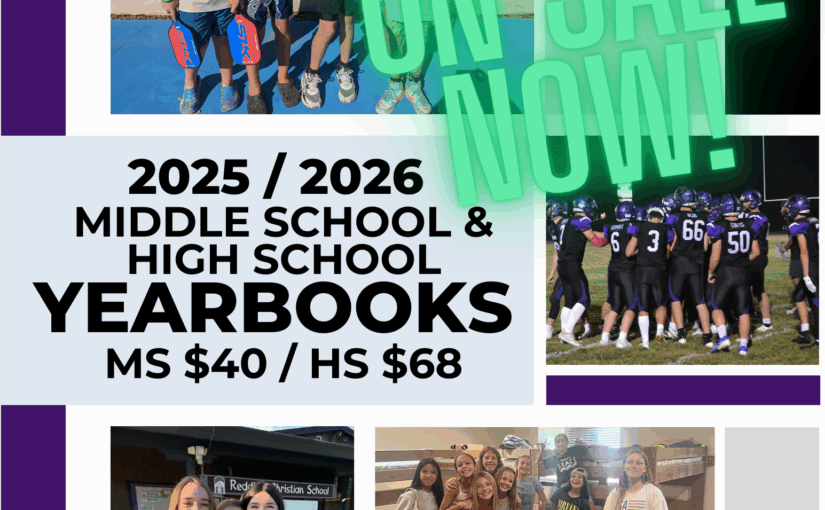 MS and HS yearbooks on sale now!